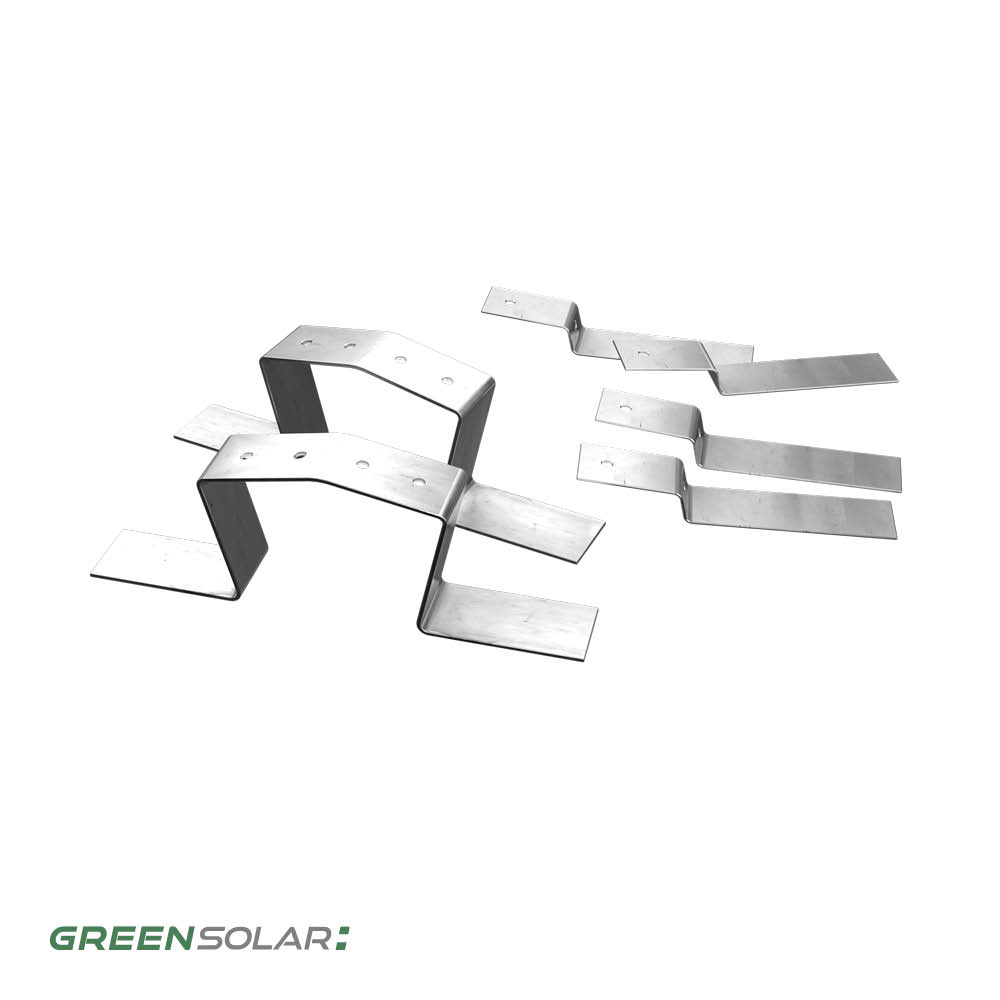 Flachdachaufsteller für 2 Module zur Doppelmontage – Bild 2