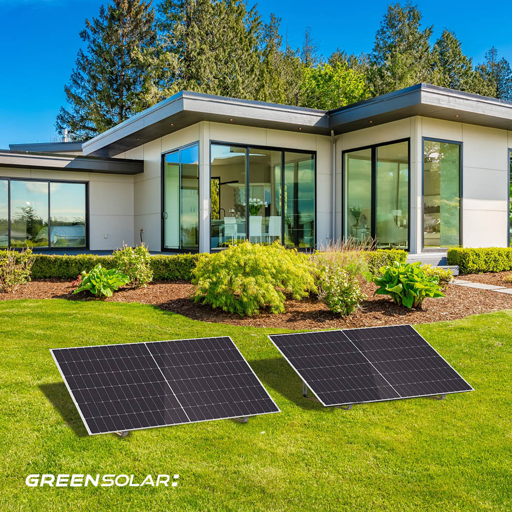 Solarkraftwerk Boden 1160/800 silver bifazial