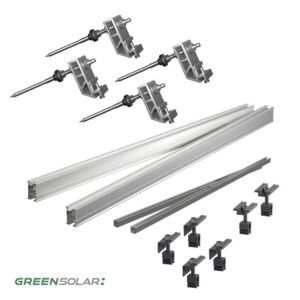 Universaldachbefestigung 2 x Grundset & 6 Erweiterungen für 8 Module