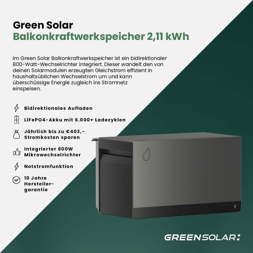 Balkonkraftwerkspeicher 2,11 kWh – Bild 3