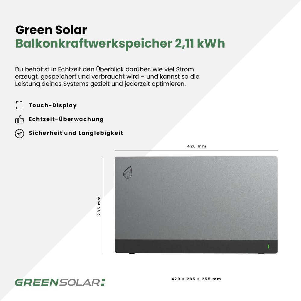 Balkonkraftwerkspeicher 2,11 kWh – Bild 5