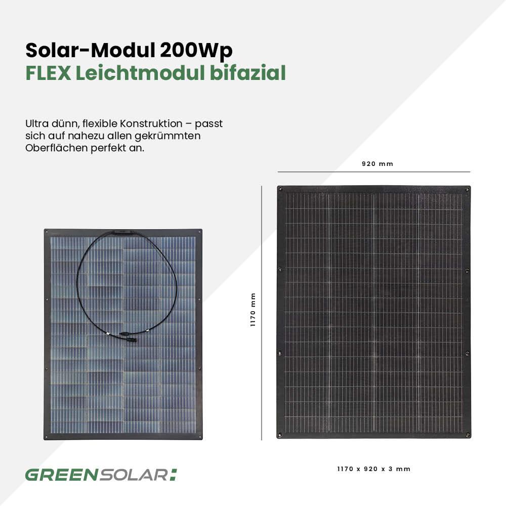 Balkonkraftwerk Flex 800/800 Set Black/bifazial – Bild 4