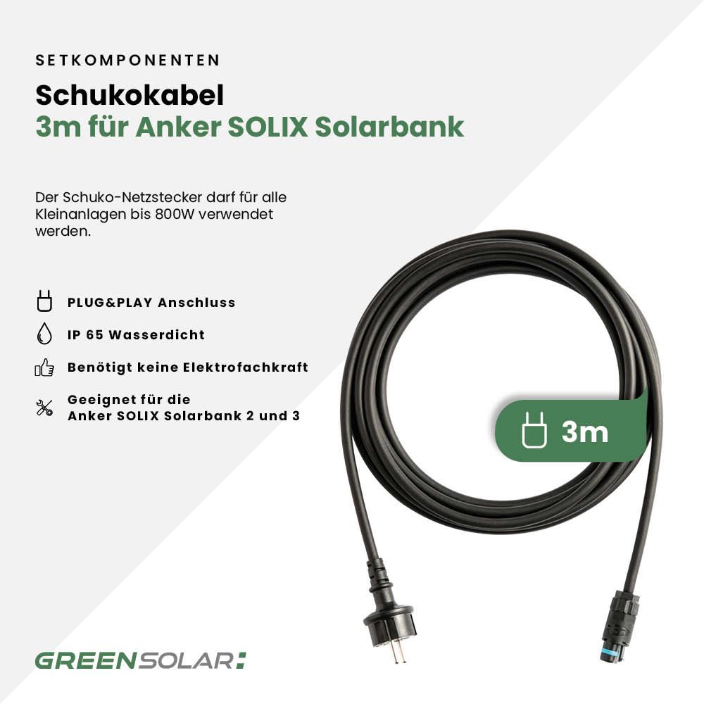 Balkonkraftwerk Basic 3600/800 black bifazial mit Balkonkraftwerkspeicher 2,7kWh "Anker SOLIX Solarbank 3 E-2700 Pro" – Bild 14