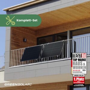 Balkonkraftwerk Balkon M - Komplett-Set (1000W) inkl. Wifi Plug