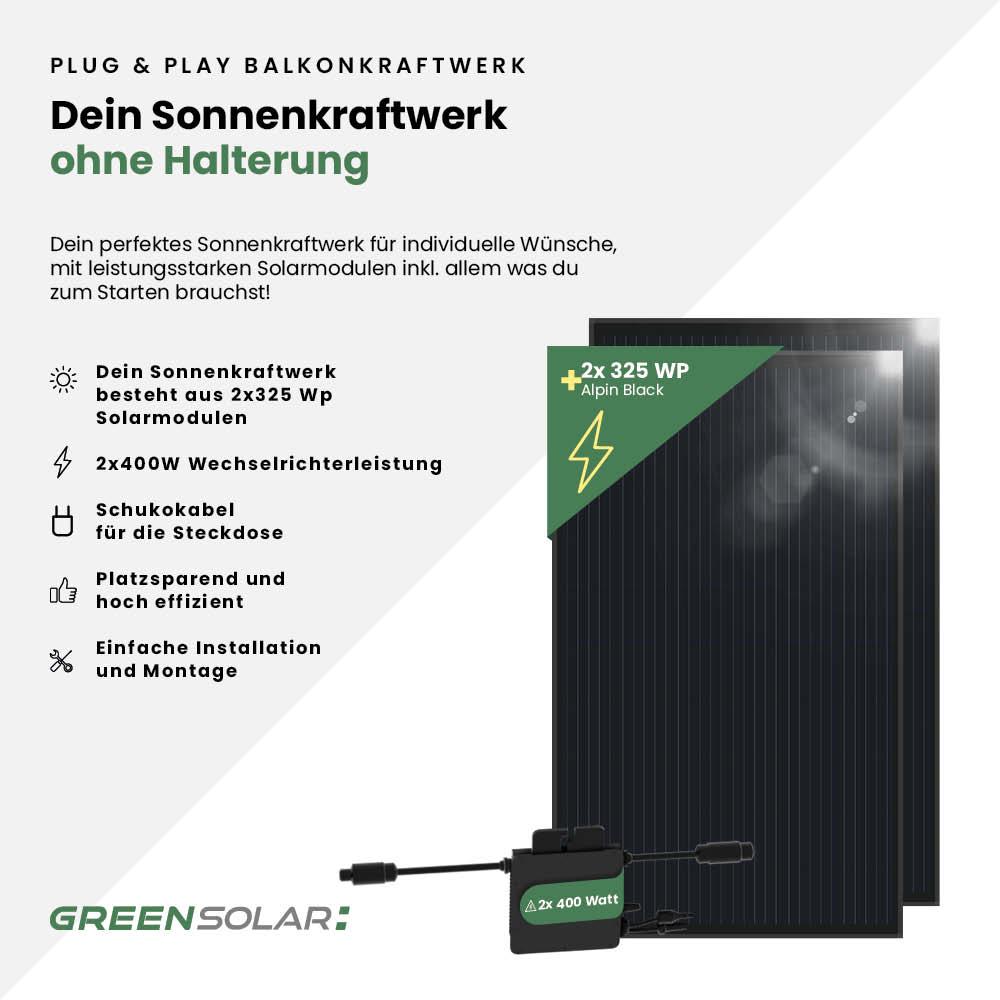 SONNENKRAFTWERK 300W black – Bild 2