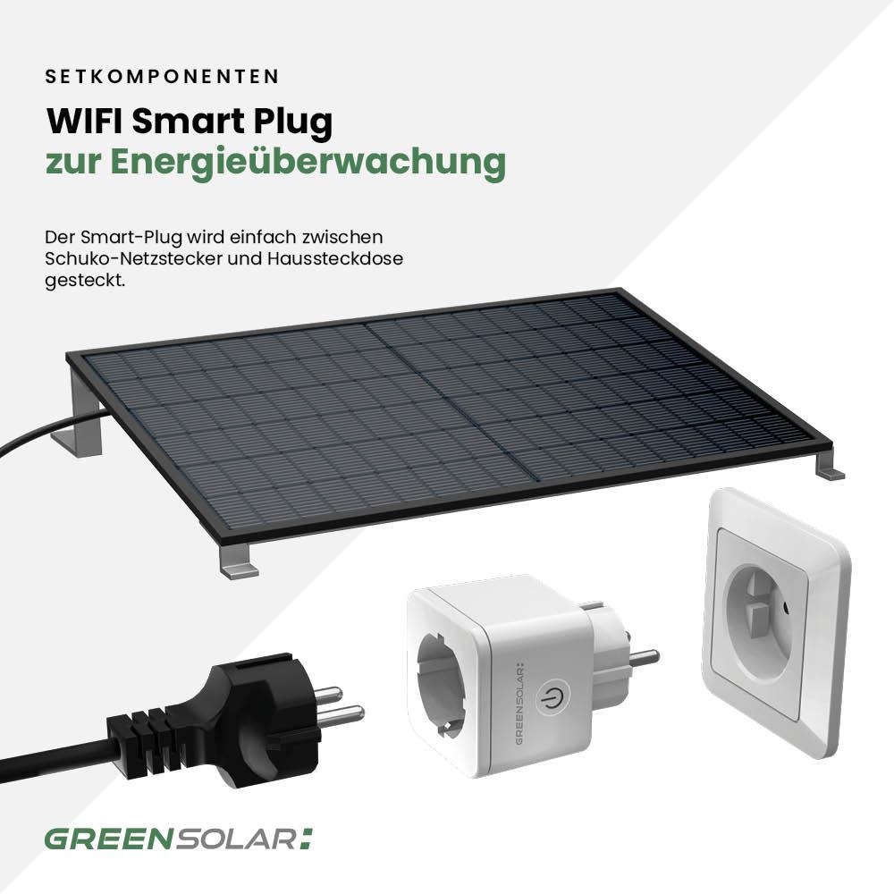 Balkonkraftwerk Universaldach M - Komplett-Set (900W) – Bild 11