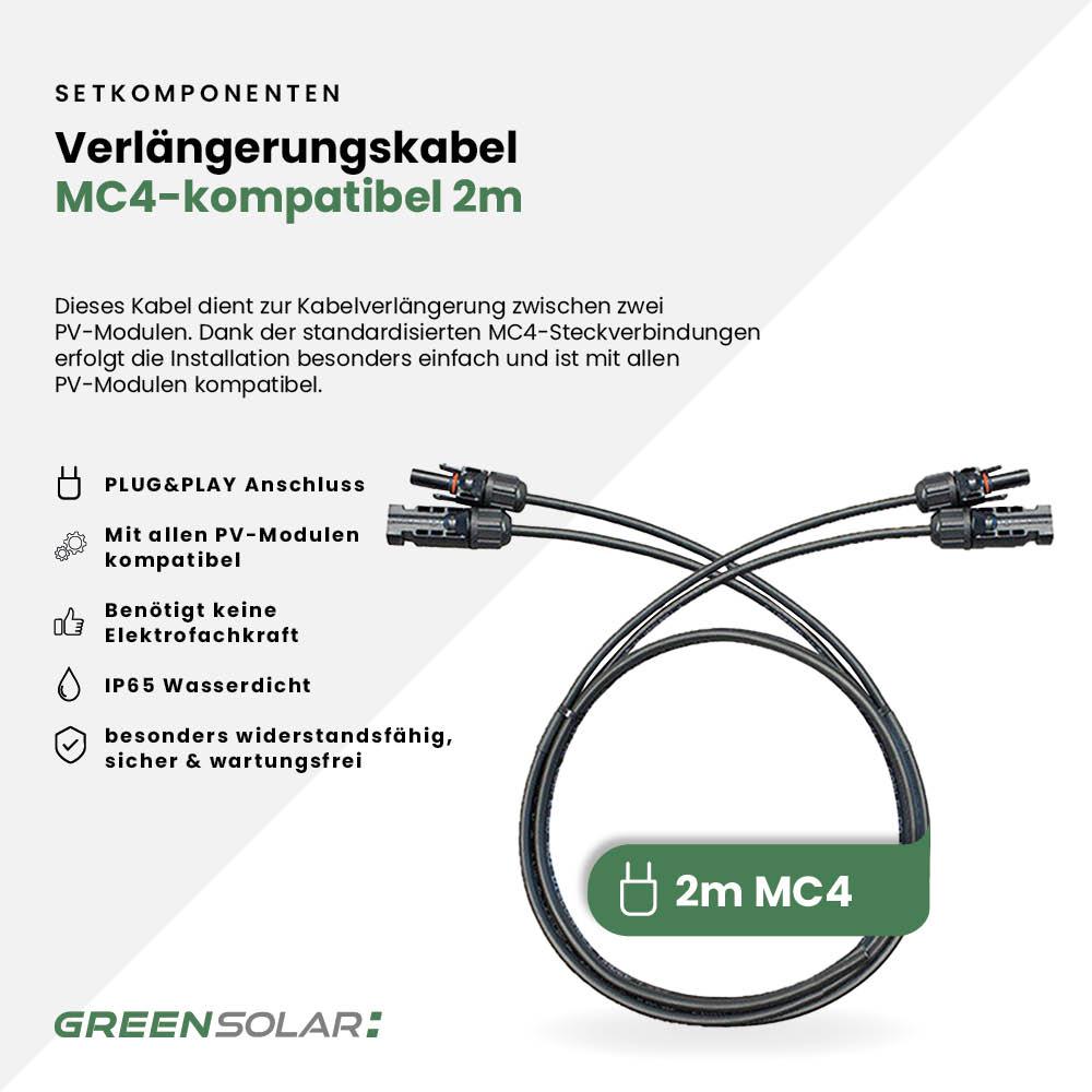 Balkonkraftwerk Ziegeldach M - Komplett-Set (900W) – Bild 8