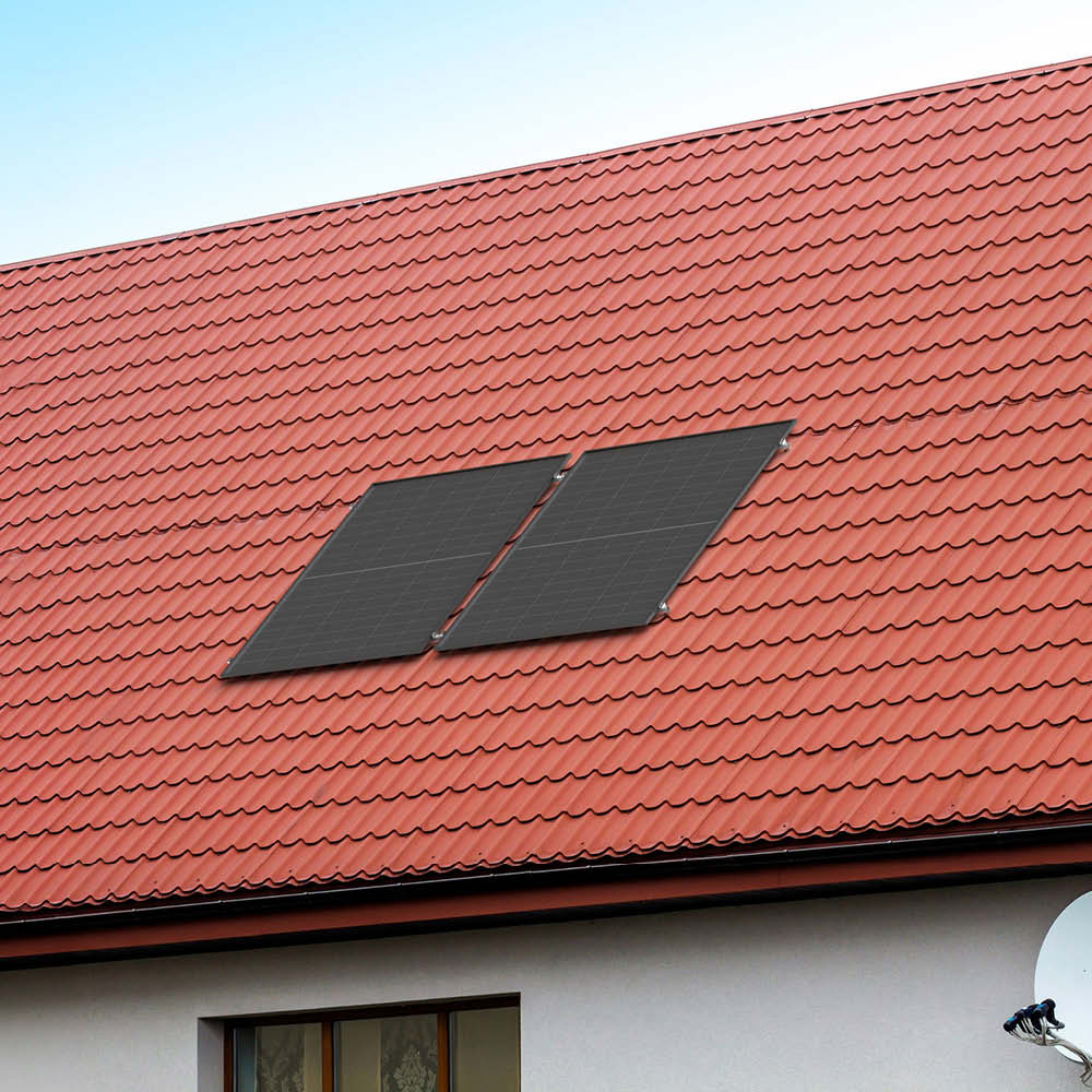 Balkonkraftwerk Ziegeldach M 1000 Watt