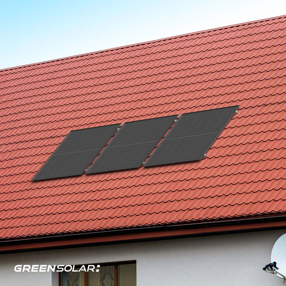 Balkonkraftwerk Ziegeldach L 1500 Watt