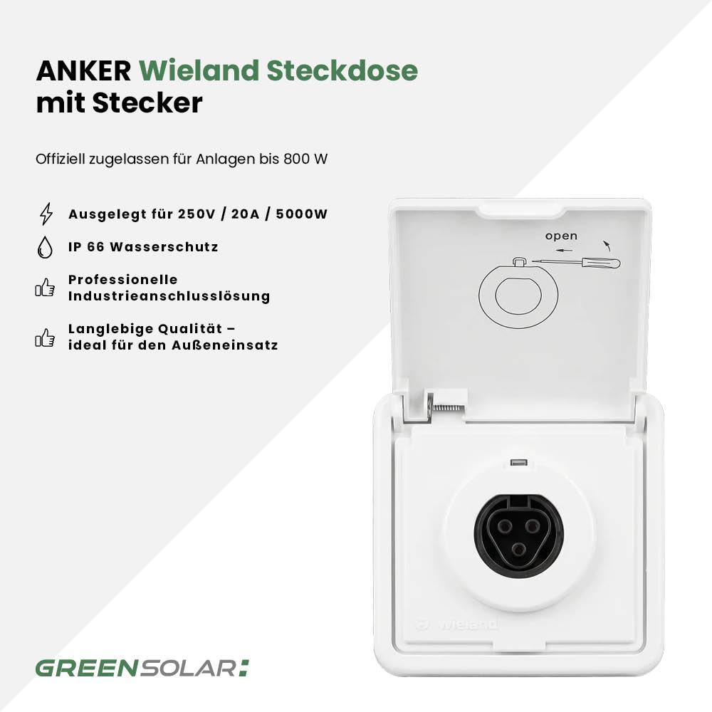 ANKER Wieland Steckdose mit Stecker – Bild 2
