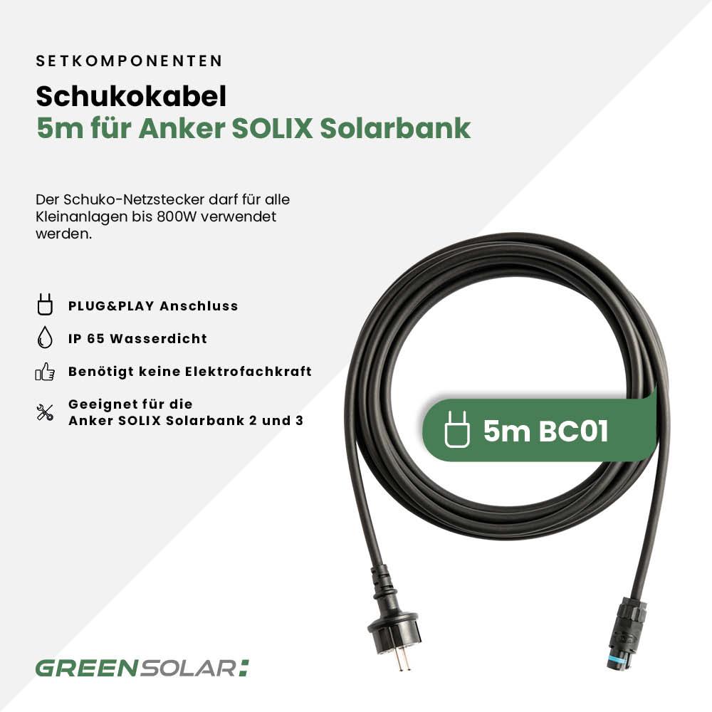 Balkonkraftwerk Basic 3600/800 black bifazial mit Balkonkraftwerkspeicher 2,7kWh "Anker SOLIX Solarbank 3 E-2700 Pro" – Bild 14