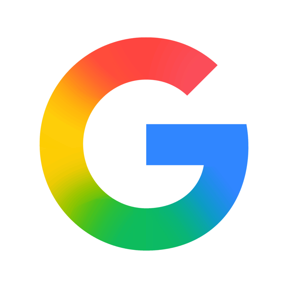 Google Logo auf weißem Hintergrund