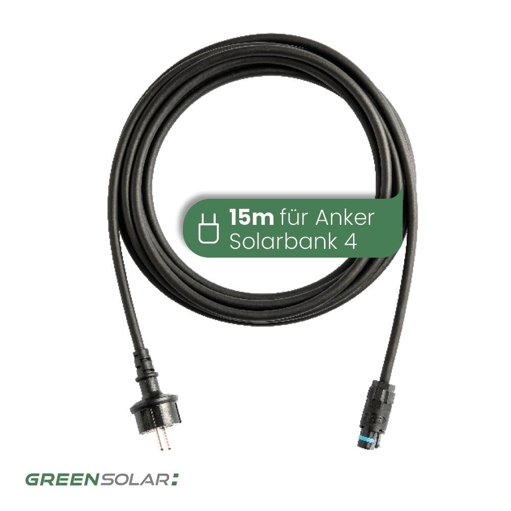 Anker SOLIX Solarbank 4 Schukokabel 15m