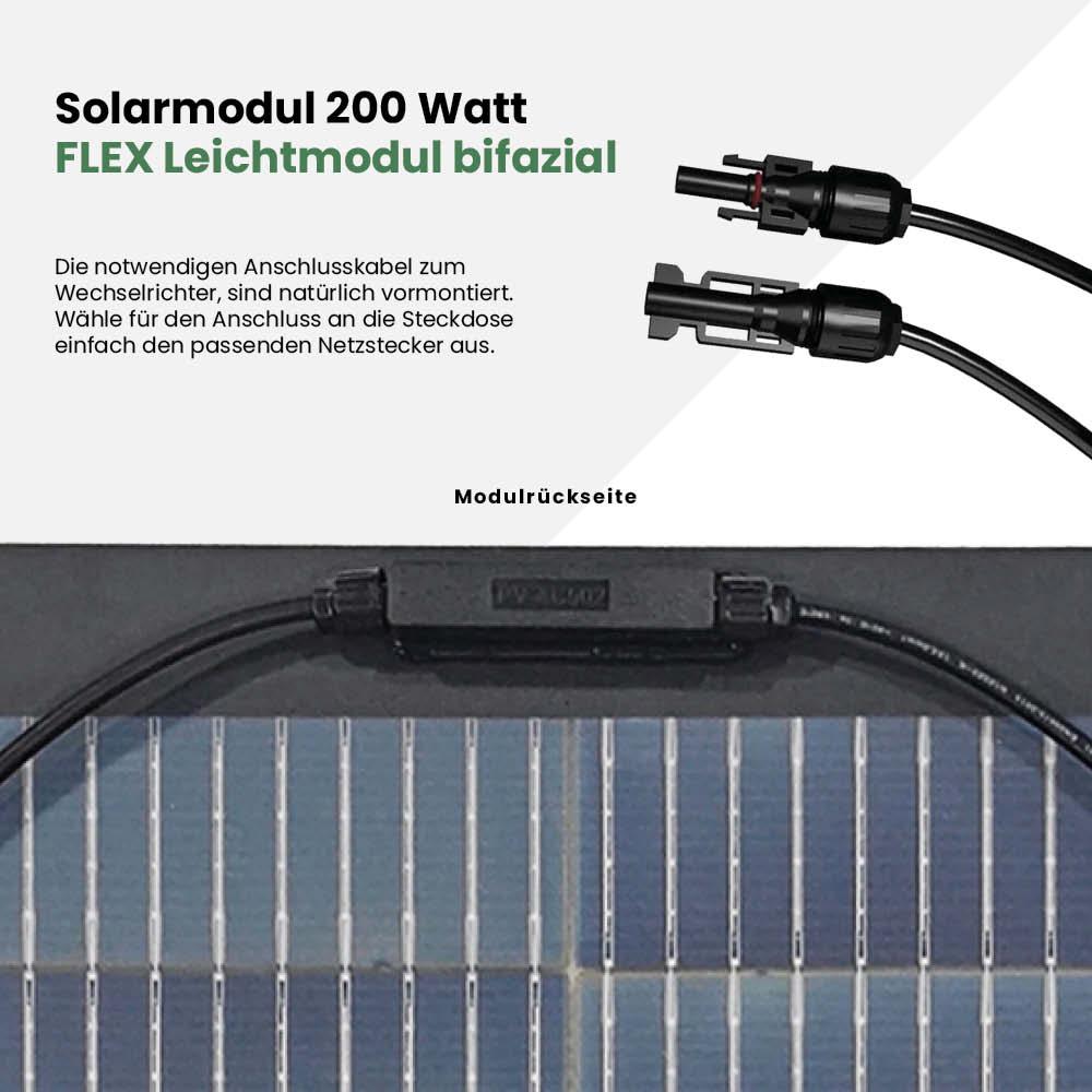 Balkonkraftwerk Flex 800Wp mit Speicher 2,11 kWh Fox ESS Avocado Orbit – Bild 5