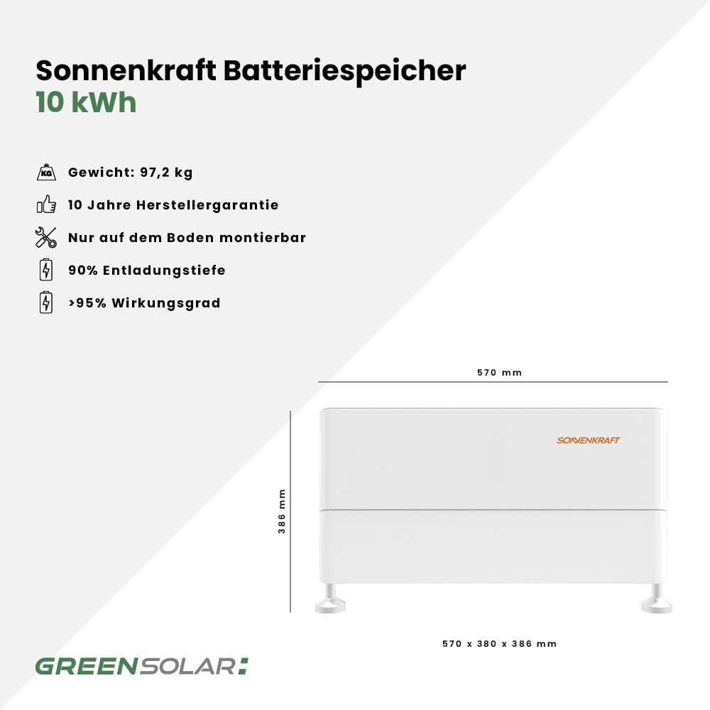 Sonnenkraft Batteriespeicher 10 kWh – Bild 3