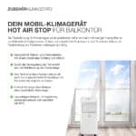 40006 – Mobil-Klimagerät Hot Air Stop für Balkontür_02